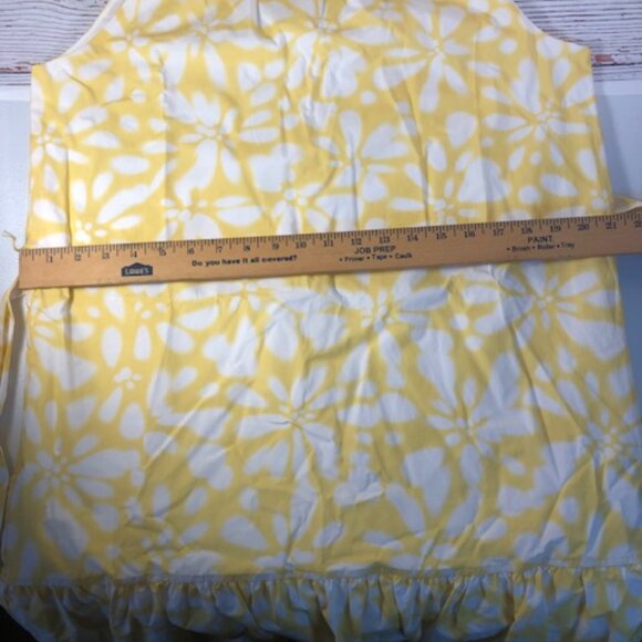 Banana Republic Women’s Sleeveless Dress MEDIUM yellow/wht Party Wedding Casual - Picture 11 of 14